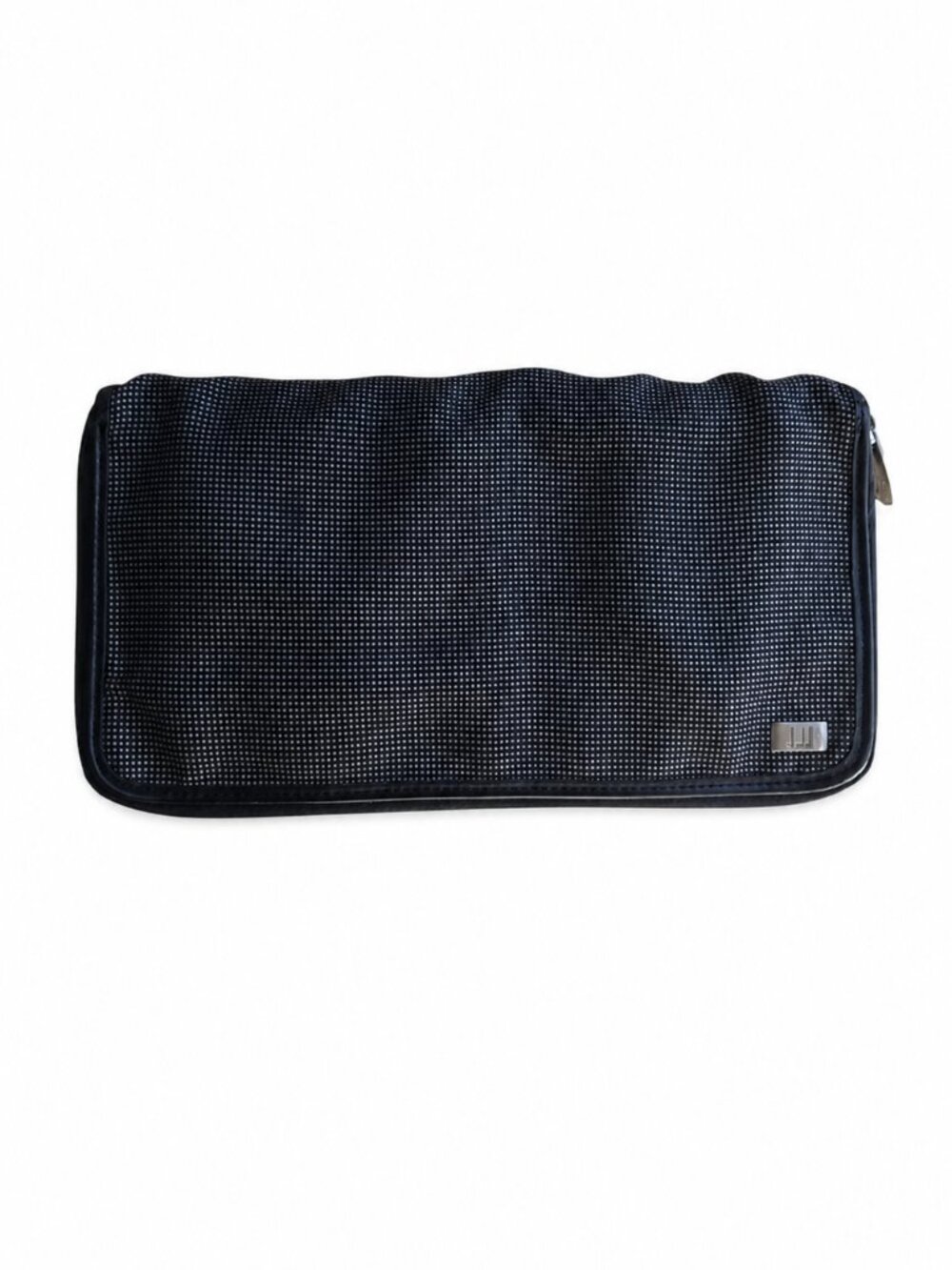 Dunhill Black Canvas Leather Wallet